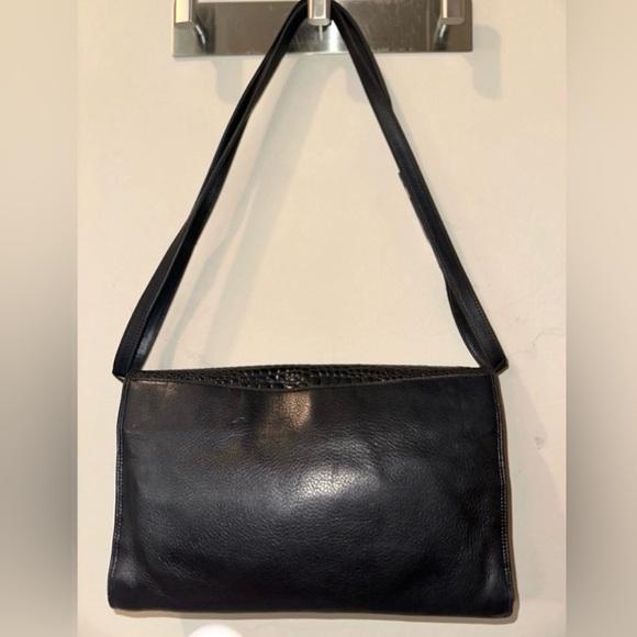 ❌hold❌ Bally Leather Croc-Embossed | 3 way Bag | Leather Lined | Vintage - Picture 6 of 16